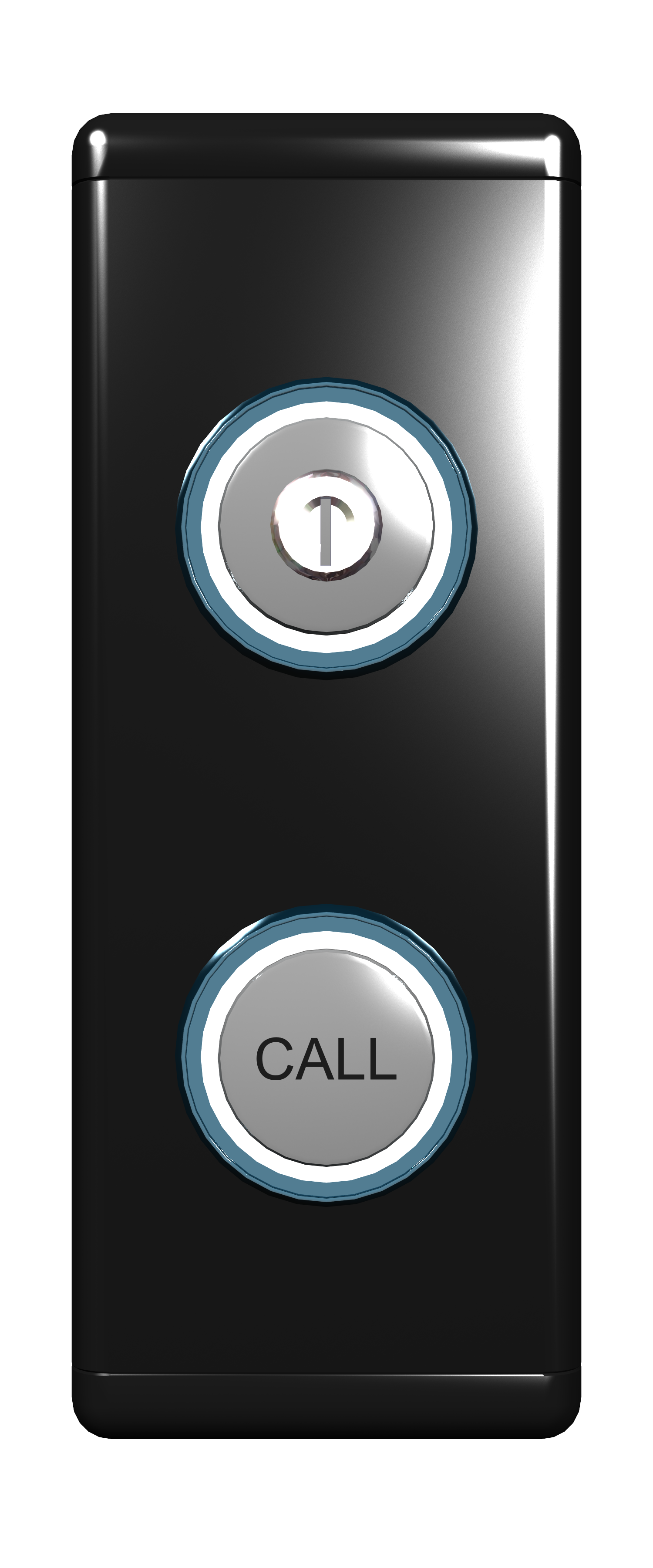 Surface Mount Keyed Black Satin