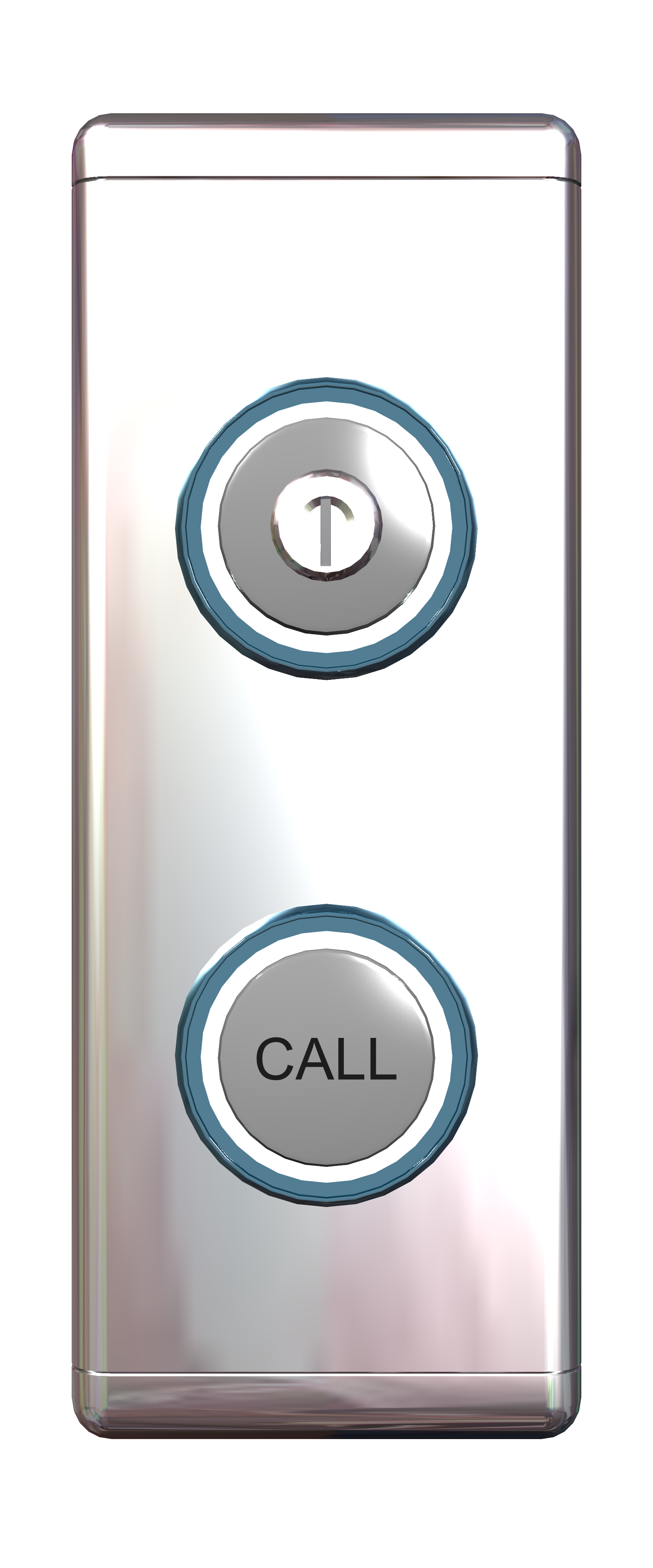 Surface Mount Keyed Stainless Mirror