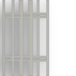 Millennium Smoked Acrylic with Silver Frame